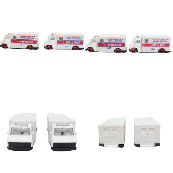 Maisto Diecast Cars Loose Lamborghini Corvette Viper Jeep Ambulance Lot Of 7 - Picture 5 of 11